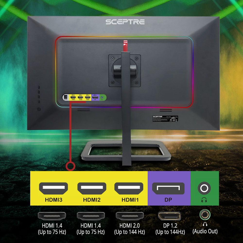 sceptre 1440p 144hz monitor